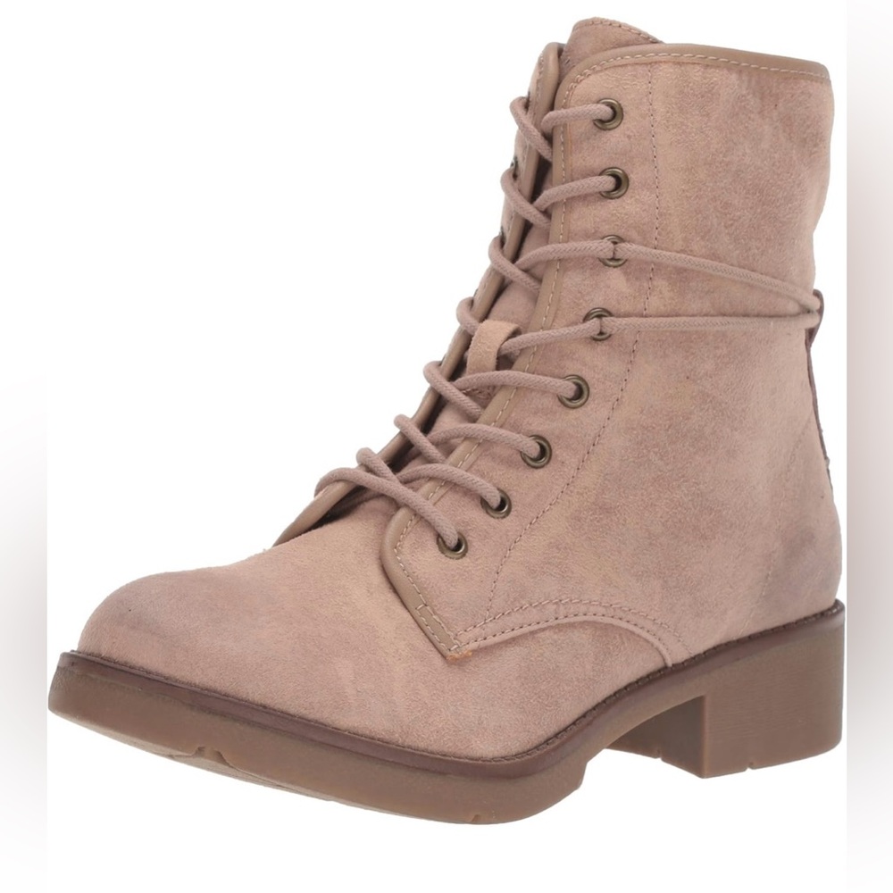 Rock and Candy Hurley Women's Taupe Combat Boots
